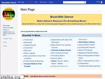 musicwikidetroit.org