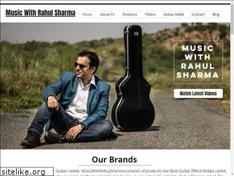 musicwithrahulsharma.com