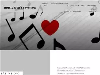 musicwontsaveyou.com