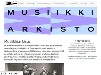 musiikkiarkisto.fi