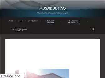 musjidulhaq.com