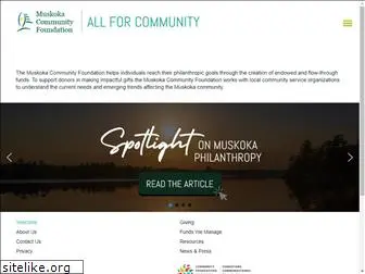 muskokacommunityfoundation.ca