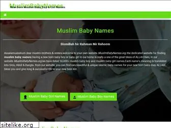 muslimbabynames.org