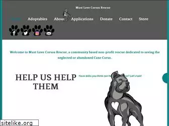 mustlovecorsosrescue.org