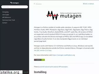 mutagen.readthedocs.io