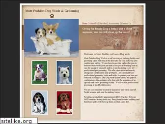 muttpuddlesdogwash.com