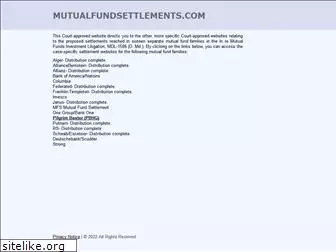 mutualfundslitigation.com