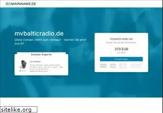 mvbalticradio.de