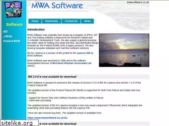 mwasoftware.co.uk