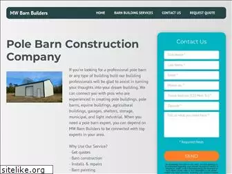 mwbarnbuilders.com