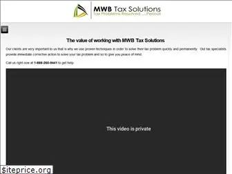 mwbtaxsolutions.com