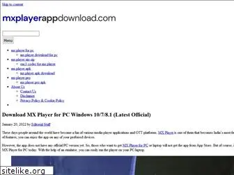 mxplayerappdownload.com