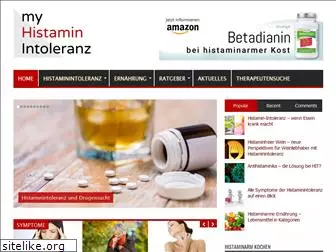 my-histaminintoleranz.de