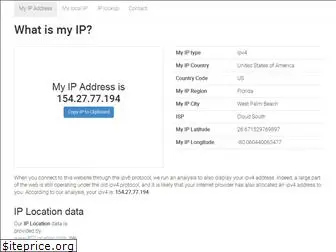 ipchicken.com - IP Chicken - What is my IP address? Free public IP lookup.  - DomainsData