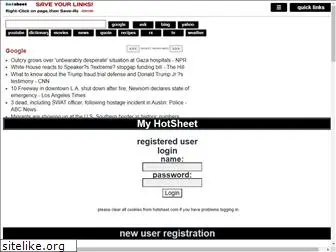 my.hotsheet.com