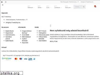 my77webshop.hu