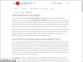 my7daydiet.com