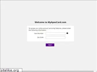 myapexcard.com