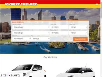 myareecarhire.com.au