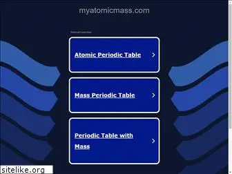 myatomicmass.com