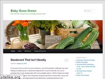 mybabygonegreen.com