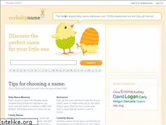 mybabyname.com