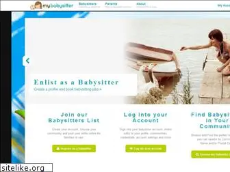 mybabysitter.ca