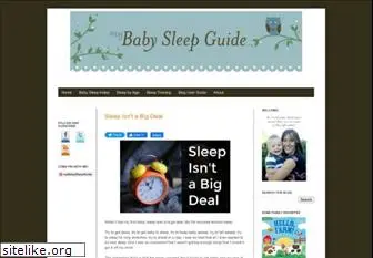 mybabysleepguide.com