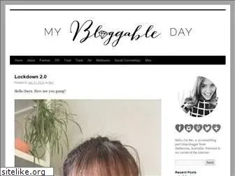 mybloggableday.com