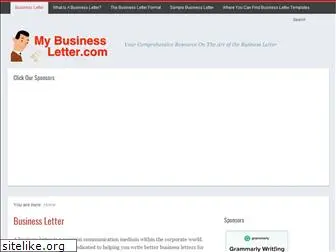 mybusinessletter.com