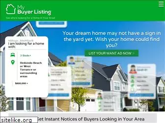 mybuyerlisting.com