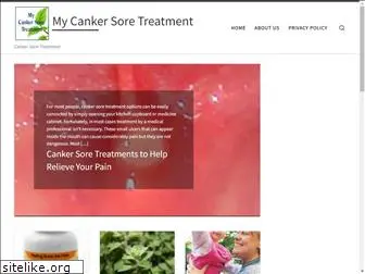 mycankersoretreatment.com