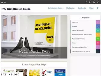 mycertnotes.com
