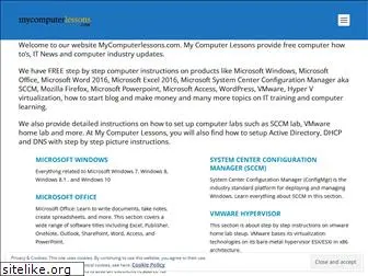 mycomputerlessons.com