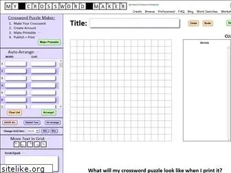 mycrosswordmaker.com
