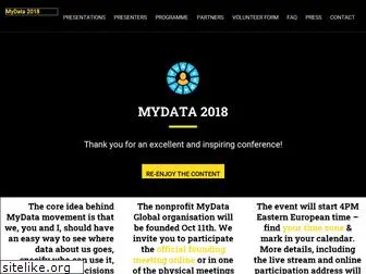 mydata2018.org