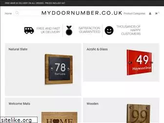 mydoornumber.co.uk