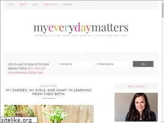 myeverydaymatters.co.uk