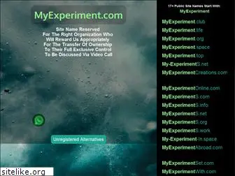 myexperiment.com