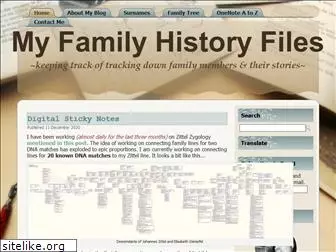 myfamilyhistoryfiles.com