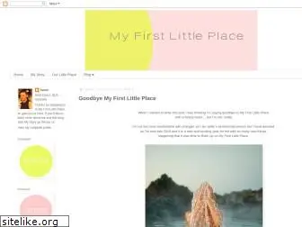 myfirstlittleplace.blogspot.com