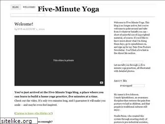 myfiveminuteyoga.com