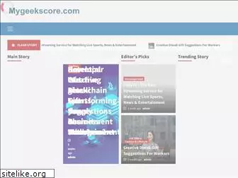 mygeekscore.com