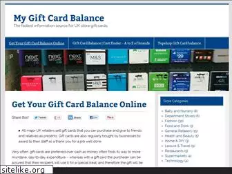mygiftcardbalance.co.uk