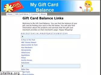 mygiftcardbalance.org