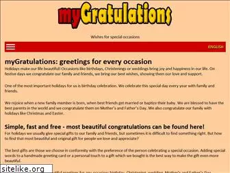 mygratulations.com