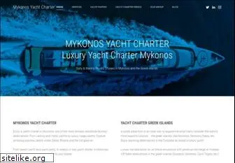 mykonosyachtcharter.com