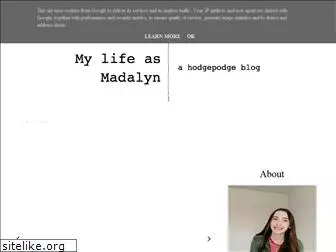 mylifeasmadalyn.com