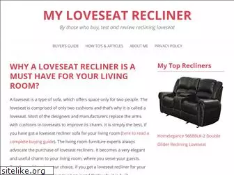 myloveseatrecliner.com