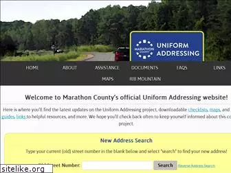 www.mymarathoncountyaddress.org